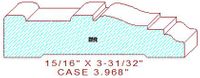 Door/Window Casing 3-31/32" Door/Window Casing 3-31/32"