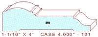 Door/Window Casing 4" - 101 Door/Window Casing 4" - 101