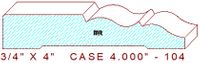 Door/Window Casing 4" - 104 Door/Window Casing 4" - 104