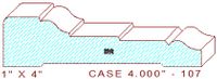 Door/Window Casing 4" - 107 Door/Window Casing 4" - 107