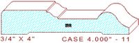 Door/Window Casing 4" - 11 Door/Window Casing 4" - 11