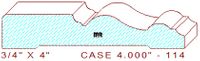 Door/Window Casing 4" - 114 Door/Window Casing 4" - 114