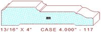 Door/Window Casing 4" - 117 Door/Window Casing 4" - 117