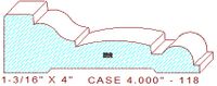 Door/Window Casing 4" - 118 Door/Window Casing 4" - 118