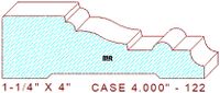 Door/Window Casing 4" - 122 Door/Window Casing 4" - 122