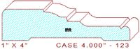 Door/Window Casing 4" - 123 Door/Window Casing 4" - 123