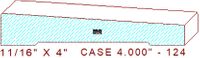 Door/Window Casing 4" - 124 Door/Window Casing 4" - 124