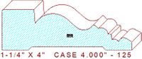 Door/Window Casing 4" - 125 Door/Window Casing 4" - 125