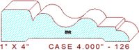 Door/Window Casing 4" - 126 Door/Window Casing 4" - 126