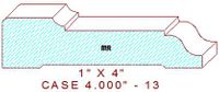 Door/Window Casing 4" - 13 Door/Window Casing 4" - 13