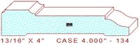 Door/Window Casing 4" - 134 Door/Window Casing 4" - 134