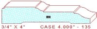 Door/Window Casing 4" - 135 Door/Window Casing 4" - 135