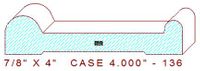 Door/Window Casing 4" - 136