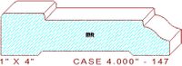 Door/Window Casing 4" - 147 Door/Window Casing 4" - 147
