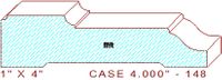 Door/Window Casing 4" - 148 Door/Window Casing 4" - 148