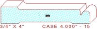 Door/Window Casing 4" - 15 Door/Window Casing 4" - 15