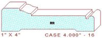 Door/Window Casing 4" - 16 Door/Window Casing 4" - 16