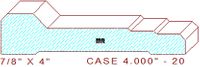 Door/Window Casing 4" - 20 Door/Window Casing 4" - 20