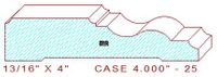 Door/Window Casing 4" - 25 Door/Window Casing 4" - 25