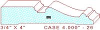Door/Window Casing 4" - 26 Door/Window Casing 4" - 26