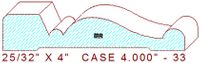 Door/Window Casing 4" - 33 Door/Window Casing 4" - 33