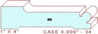 Door/Window Casing 4" - 34 Door/Window Casing 4" - 34