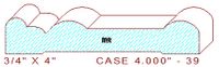 Door/Window Casing 4" - 39 Door/Window Casing 4" - 39