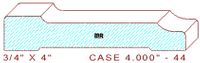 Door/Window Casing 4" - 44 Door/Window Casing 4" - 44