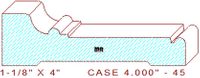 Door/Window Casing 4" - 45 Door/Window Casing 4" - 45