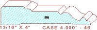 Door/Window Casing 4" - 46 Door/Window Casing 4" - 46