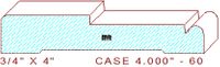 Door/Window Casing 4" - 60 Door/Window Casing 4" - 60