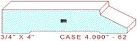 Door/Window Casing 4" - 62 Door/Window Casing 4" - 62