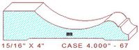 Door/Window Casing 4" - 67 Door/Window Casing 4" - 67
