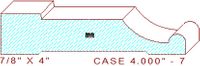 Door/Window Casing 4" - 7 Door/Window Casing 4" - 7