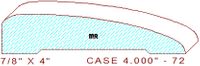 Door/Window Casing 4" - 72 Door/Window Casing 4" - 72