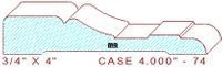 Door/Window Casing 4" - 74 Door/Window Casing 4" - 74
