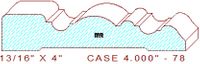 Door/Window Casing 4" - 78 Door/Window Casing 4" - 78
