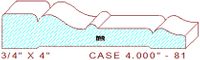 Door/Window Casing 4" - 81 Door/Window Casing 4" - 81