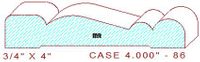 Door/Window Casing 4" - 86 Door/Window Casing 4" - 86