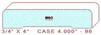 Door/Window Casing 4" - 96 Door/Window Casing 4" - 96