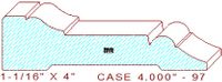 Door/Window Casing 4" - 97 Door/Window Casing 4" - 97