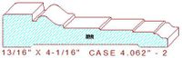 Door/Window Casing 4-1/16" - 2 Door/Window Casing 4-1/16" - 2