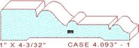 Door/Window Casing 4-3/32" - 1 Door/Window Casing 4-3/32" - 1