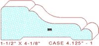 Door/Window Casing 4-1/8" - 1 Door/Window Casing 4-1/8" - 1