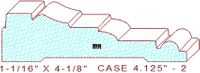 Door/Window Casing 4-1/8" - 2 Door/Window Casing 4-1/8" - 2