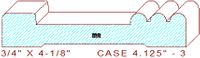 Door/Window Casing 4-1/8" - 3 Door/Window Casing 4-1/8" - 3