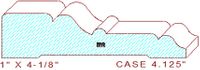 Door/Window Casing 4-1/8" Door/Window Casing 4-1/8"