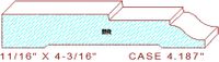 Door/Window Casing 4-3/16" Door/Window Casing 4-3/16"