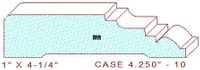 Door/Window Casing 4-1/4" - 10 Door/Window Casing 4-1/4" - 10