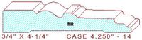 Door/Window Casing 4-1/4" - 14 Door/Window Casing 4-1/4" - 14